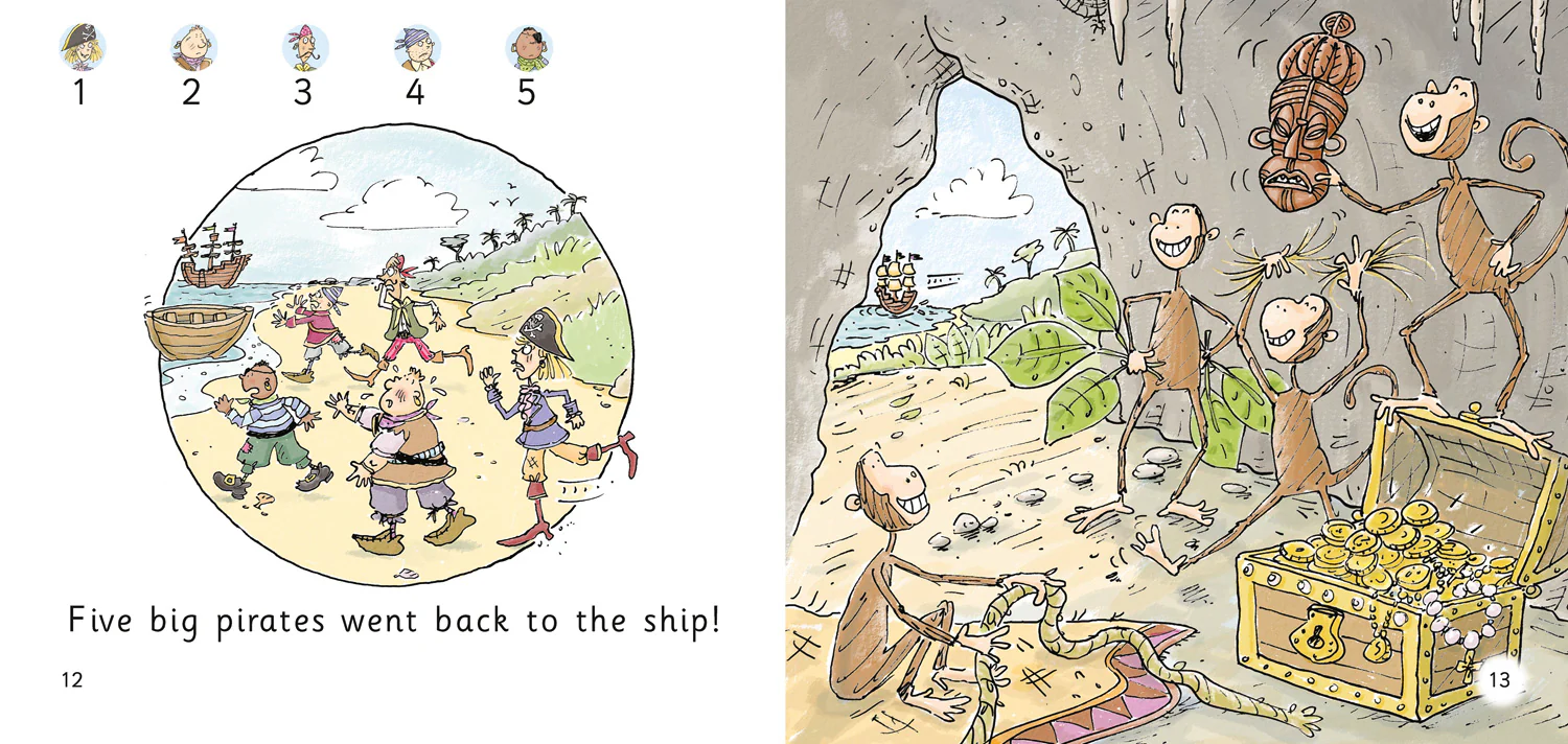 Collins Big Cat - Pirates: Band 02B/Red B - Image 3