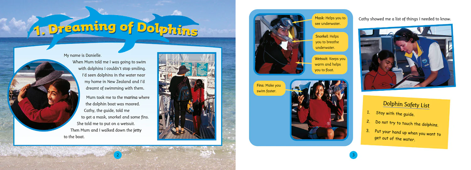 Collins Big Cat - Swimming with Dolphins: Band 09/Gold - Image 2