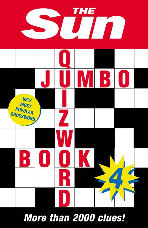The Sun Puzzle Books - The Sun Jumbo Quizword Book 4