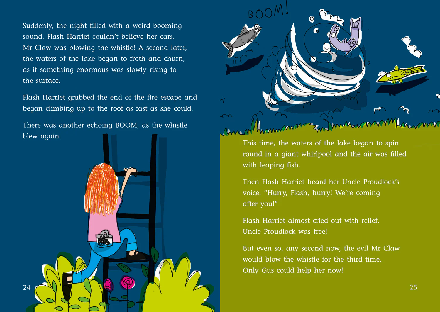Collins Big Cat - Flash Harriet and the Loch Ness Monster: Band 13/Topaz - Image 3
