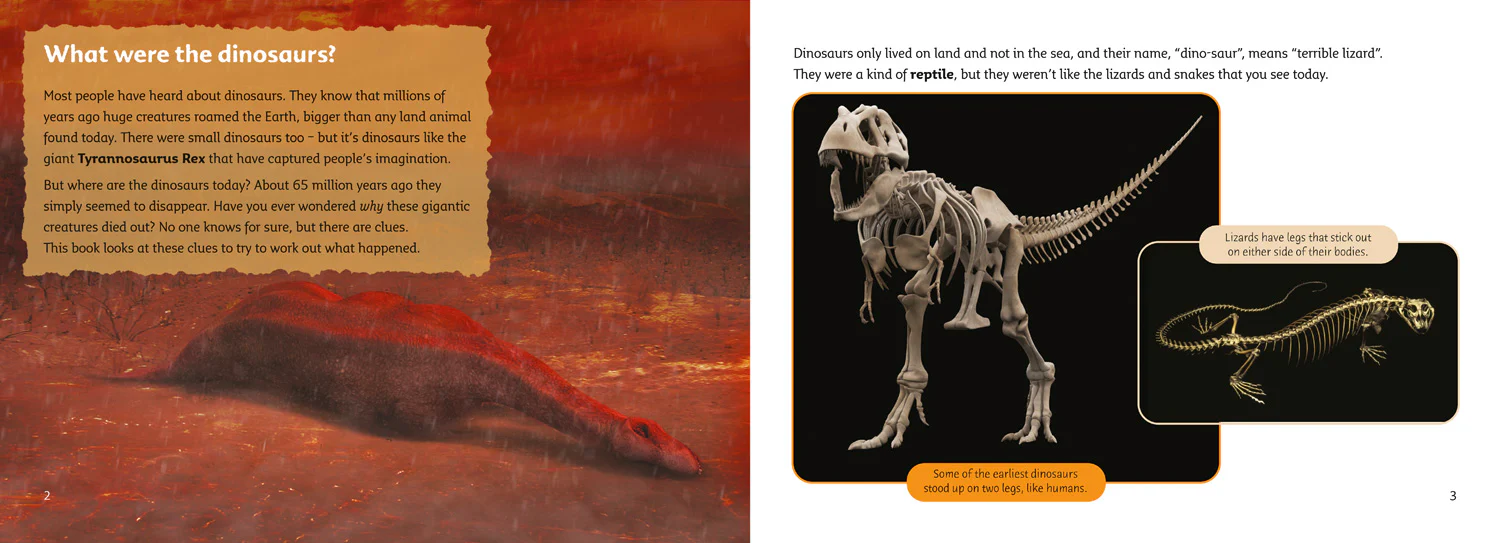 Collins Big Cat - What Happened to the Dinosaurs?: Band 13/Topaz - Image 2