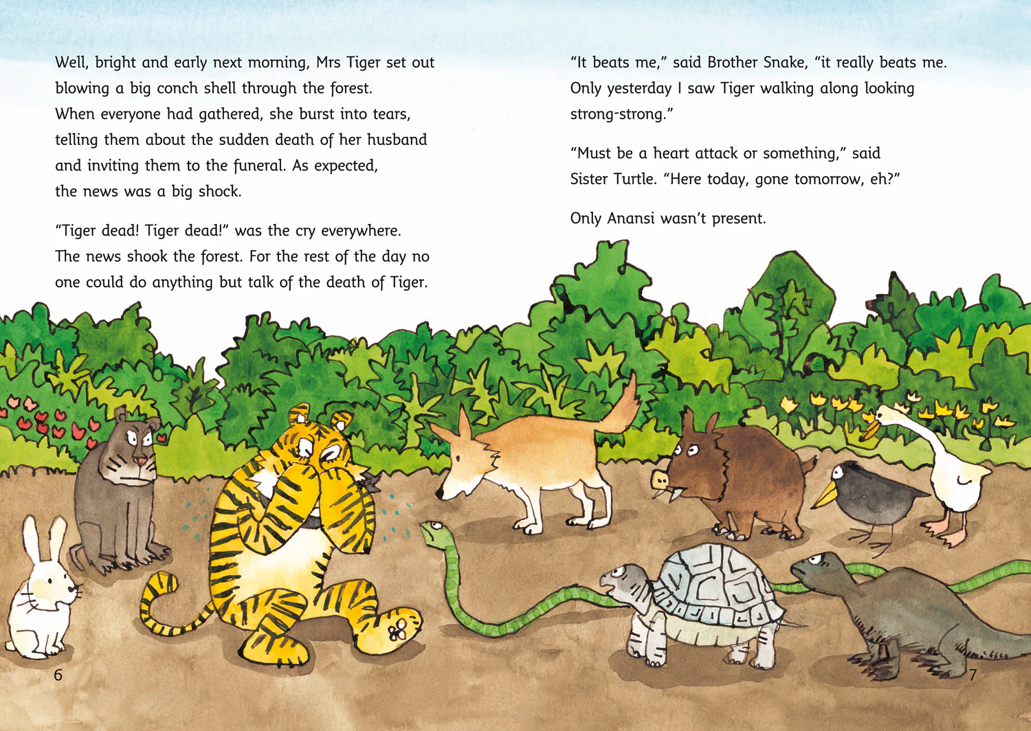 Collins Big Cat - Tiger Dead! Tiger Dead! Stories from the Caribbean: Band 13/Topaz - Image 3