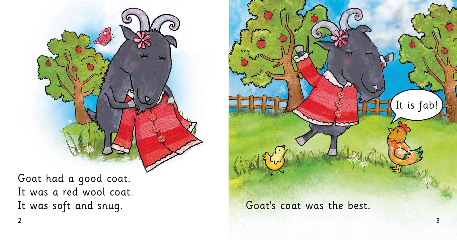 Collins Big Cat Phonics - Goat’s Coat: Band 02B/Red B - Image 2