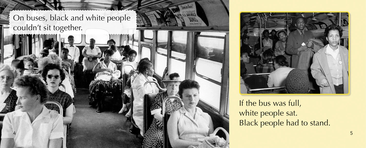 Collins Big Cat Progress - When Rosa Parks met Martin Luther King Junior: Band 03 Yellow/Band 17 Diamond - Image 3