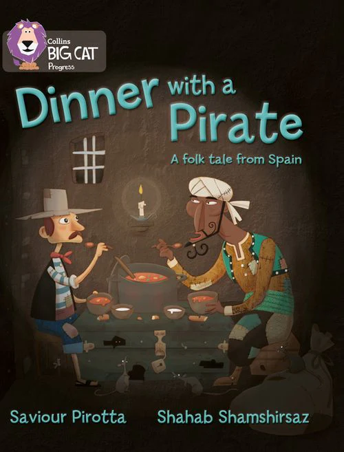 Collins Big Cat Progress - Dinner with a Pirate: Band 04 Blue/Band 14 Ruby