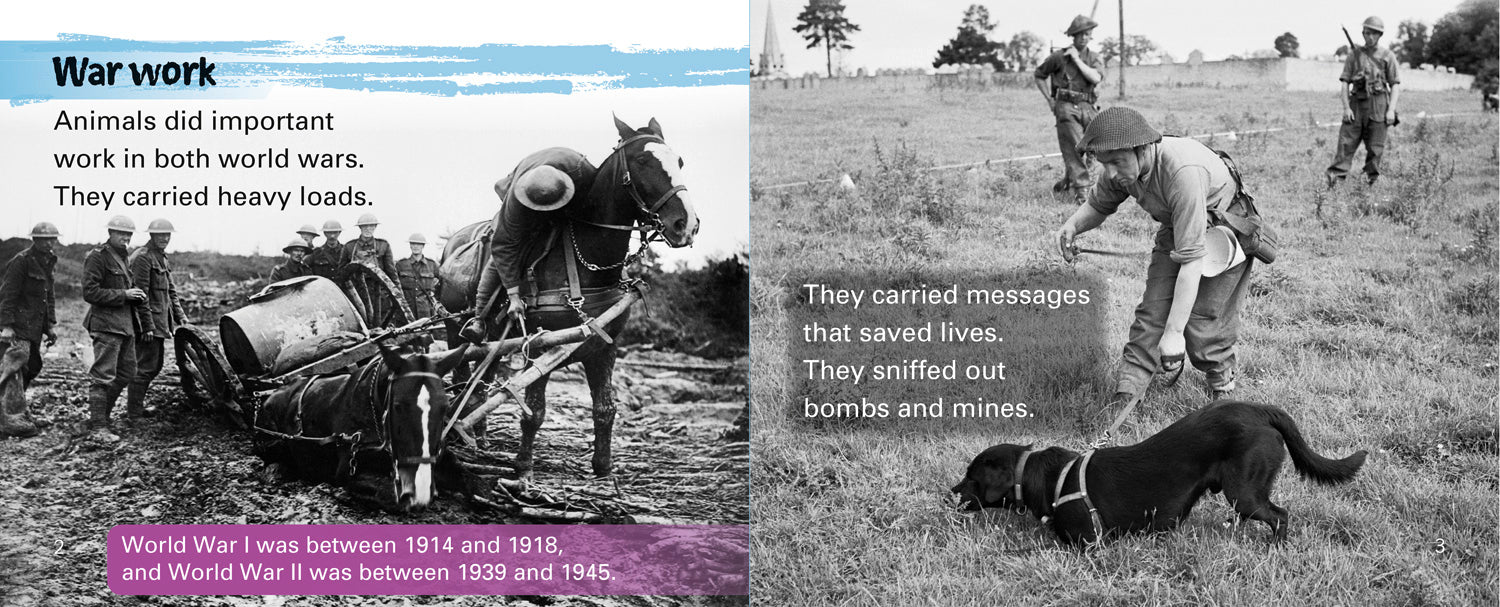Collins Big Cat Progress - Animals in War: Band 04 Blue/Band 17 Diamond - Image 2