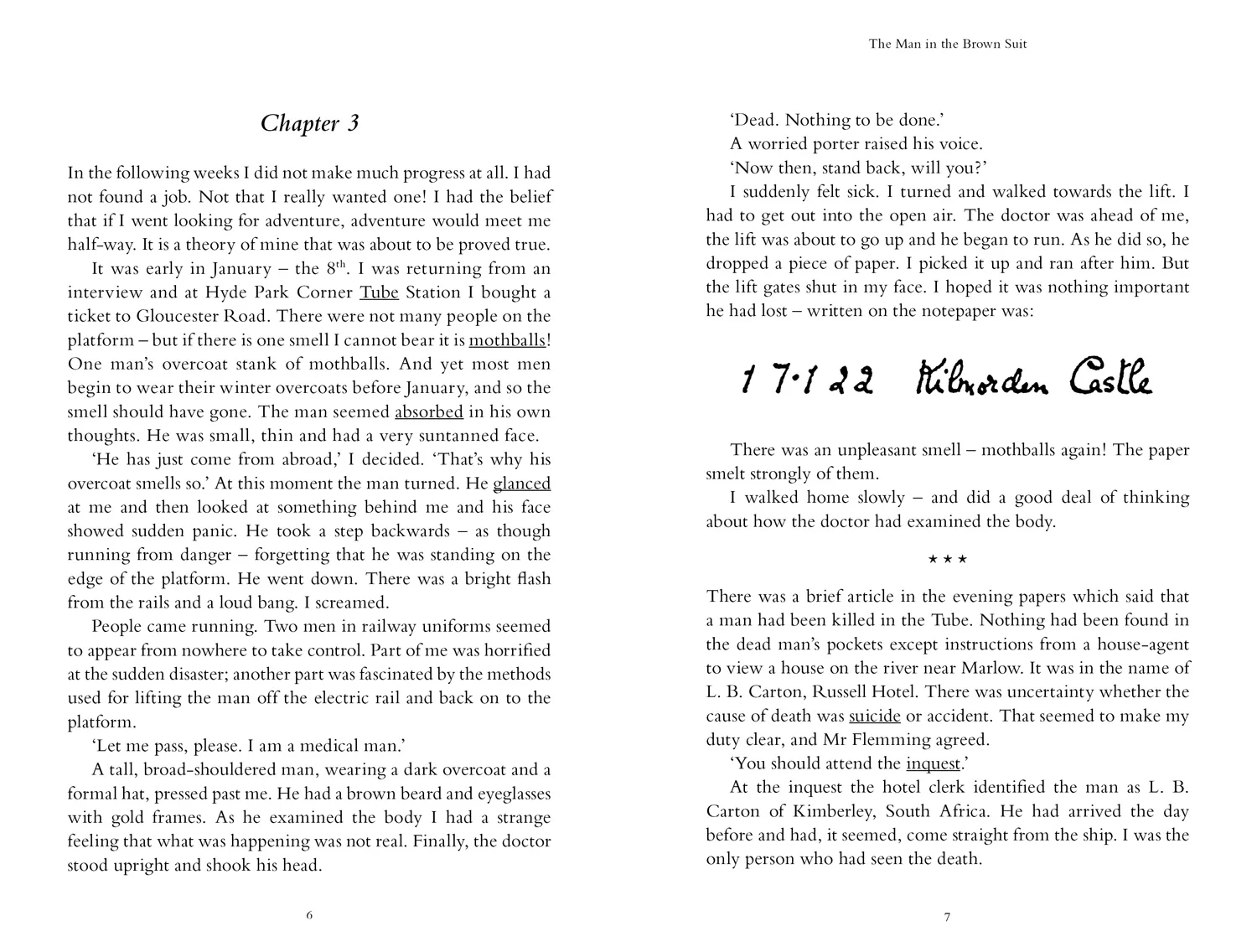 Collins Agatha Christie ELT Readers - The Man in the Brown Suit: Level 5, B2+ (First edition) - Image 2