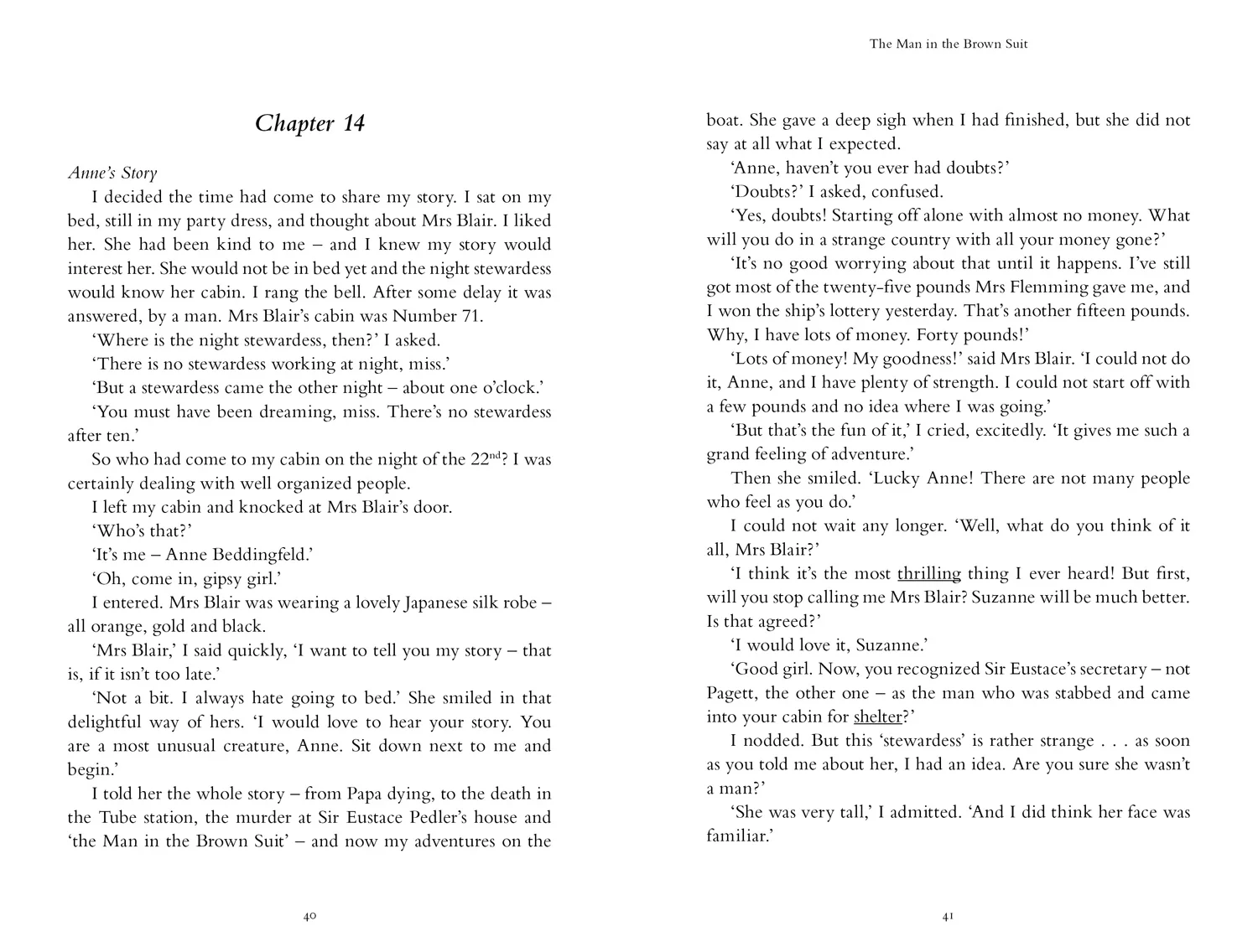 Collins Agatha Christie ELT Readers - The Man in the Brown Suit: Level 5, B2+ (First edition) - Image 3