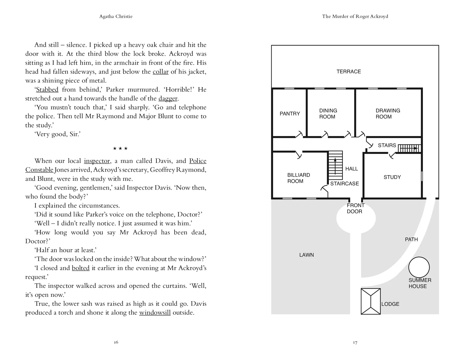 Collins Agatha Christie ELT Readers - The Murder of Roger Ackroyd: Level 5, B2+ (First edition) - Image 3