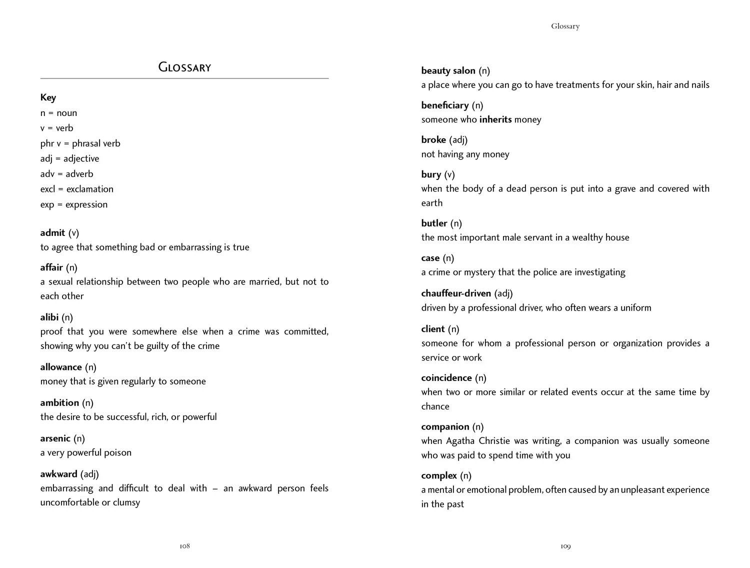 Collins Agatha Christie ELT Readers - After the Funeral: Level 5, B2+ (First edition) - Image 6