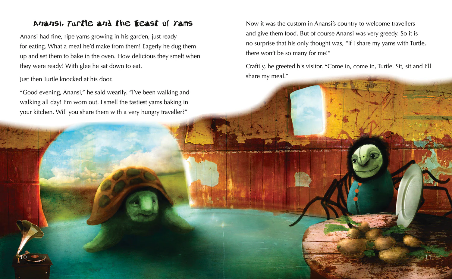 Collins Big Cat - Greedy Anansi and his Three Cunning Plans: Band 13/Topaz - Image 3