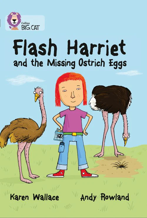 Collins Big Cat - Flash Harriet and the Missing Ostrich Eggs: Band 14/Ruby