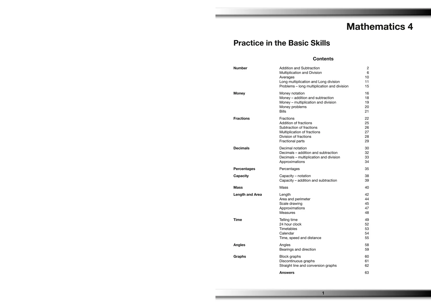 Collins Practice in the Basic Skills - Maths Book 4 - Image 2