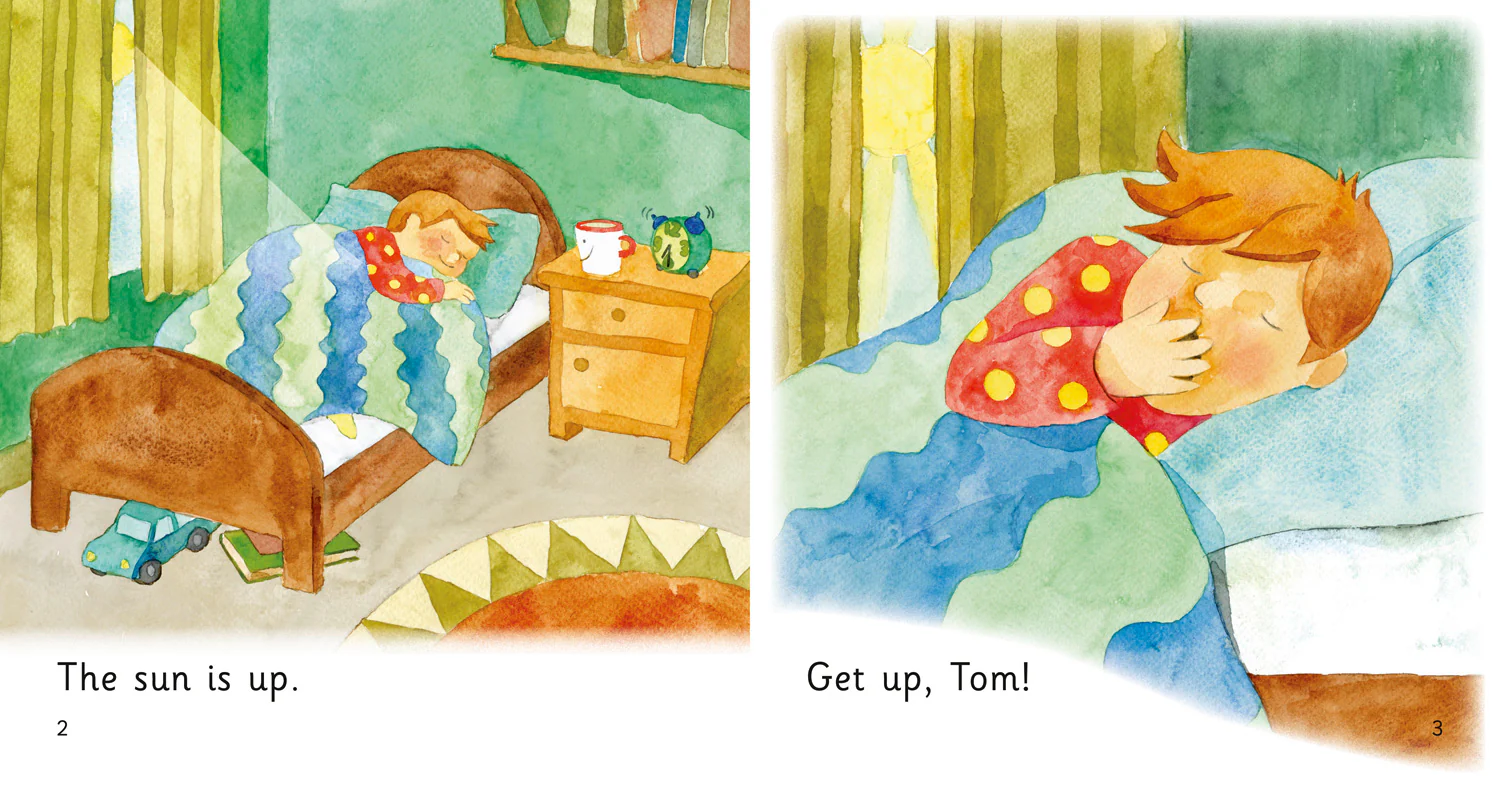 Collins Big Cat Phonics - GET UP, TOM!: Band 01B/Pink B - Image 2