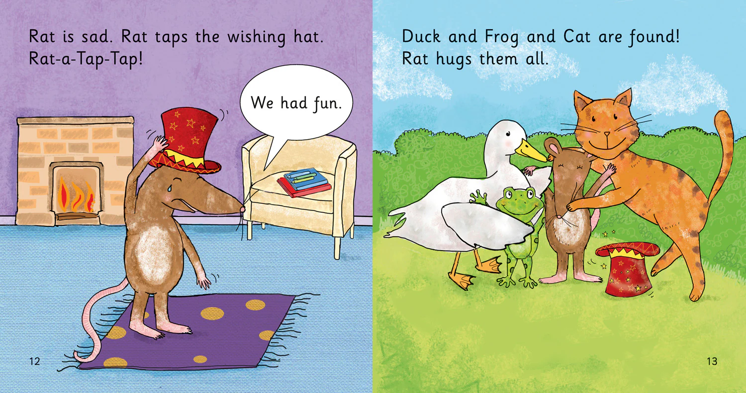 Collins Big Cat Phonics - RAT’S WISHING HAT: Band 02B/Red B - Image 3