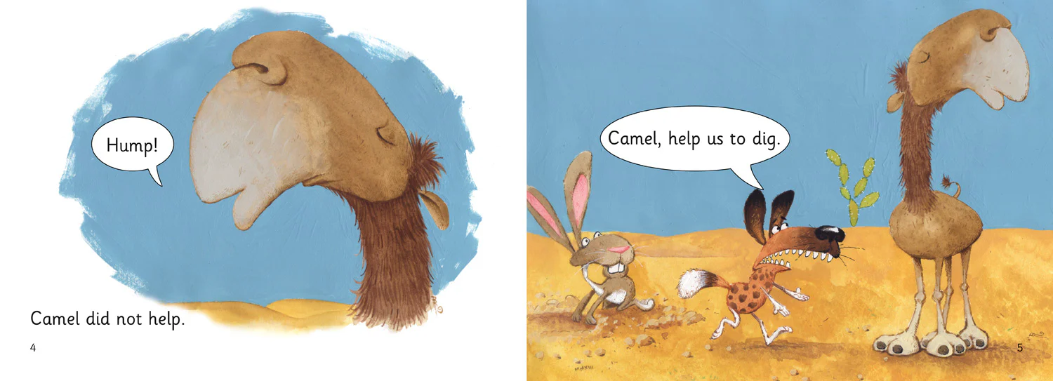 Collins Big Cat Phonics Progress - How the Camel Got His Hump: Band 02A Red A/Band 08 Purple - Image 3