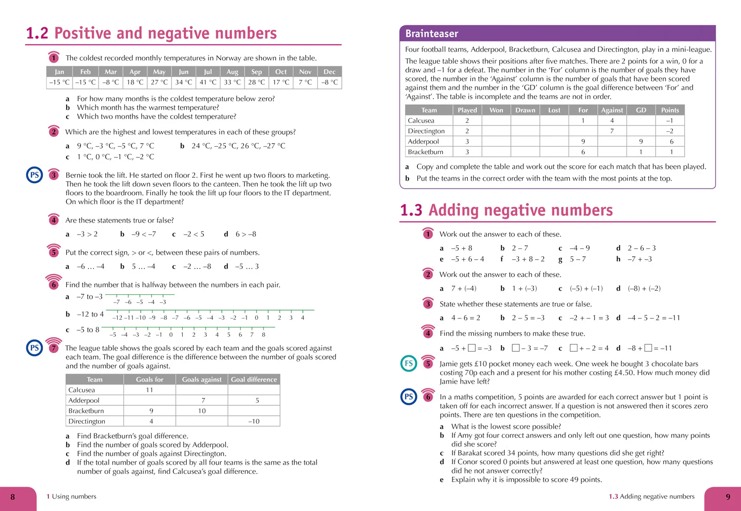Maths Frameworking - KS3 Maths Homework Book 1 - Image 4
