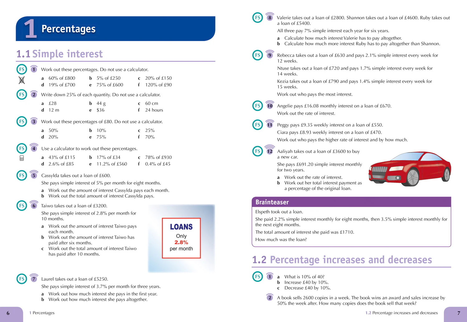 Maths Frameworking - KS3 Maths Homework Book 3 - Image 3