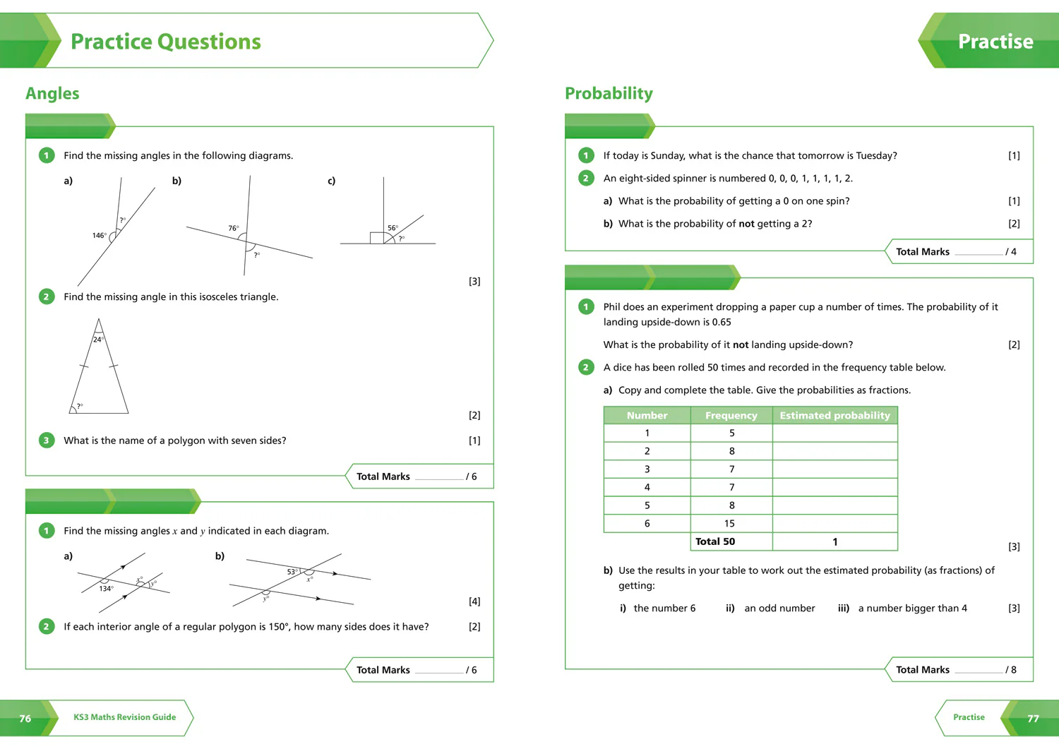 Collins KS3 Revision - KS3 Maths Foundation Level Revision Guide: Ideal for Years 7, 8 and 9 - Image 5