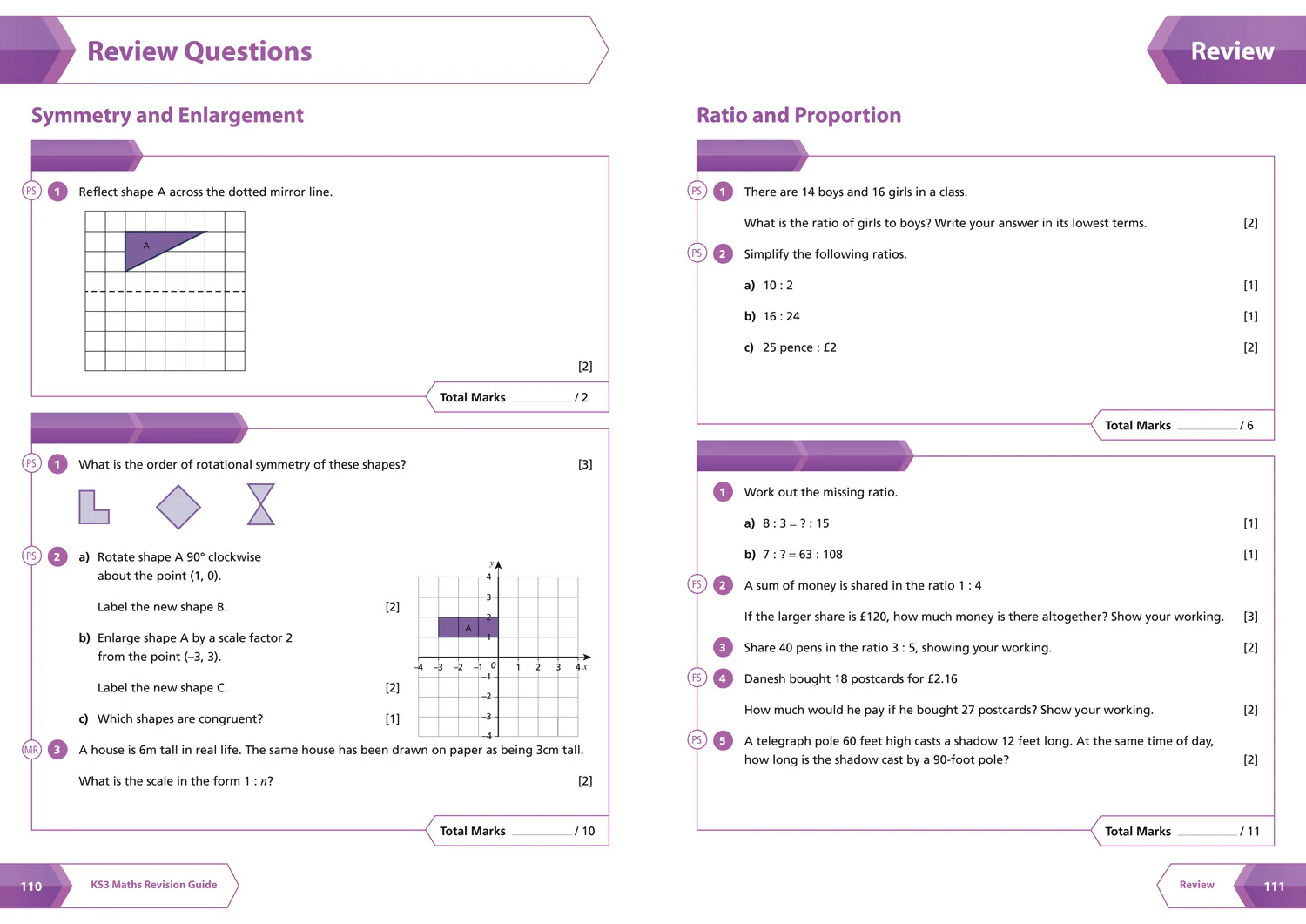 Collins KS3 Revision - KS3 Maths Foundation Level Revision Guide: Ideal for Years 7, 8 and 9 - Image 6