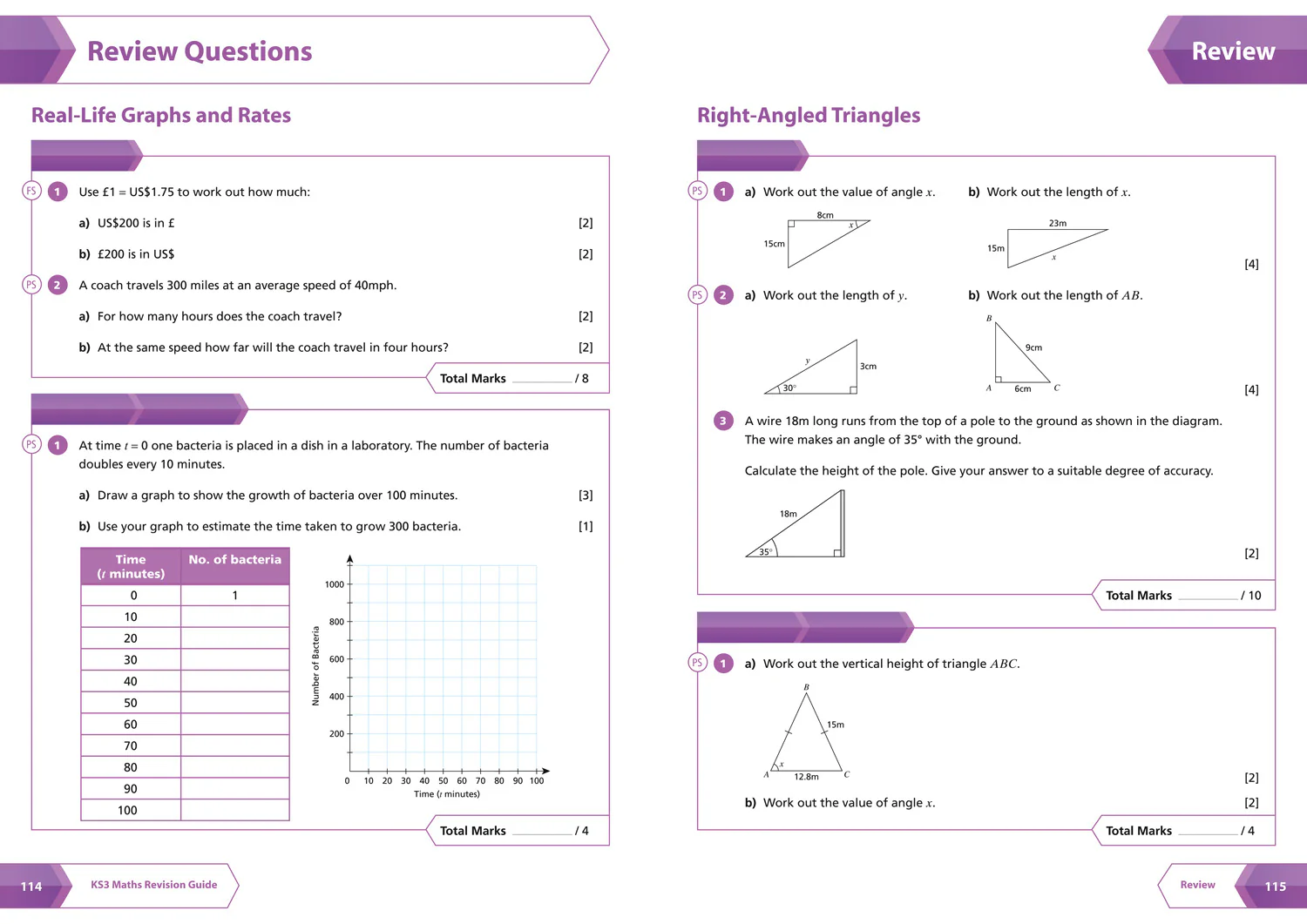 Collins KS3 Revision - KS3 Maths Higher Level Revision Guide: Ideal for Years 7, 8 and 9 - Image 6