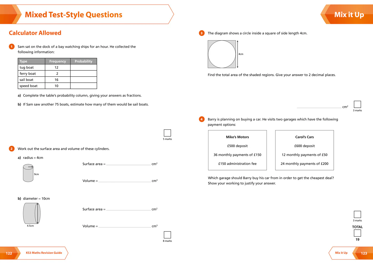 Collins KS3 Revision - KS3 Maths Higher Level Revision Guide: Ideal for Years 7, 8 and 9 - Image 7