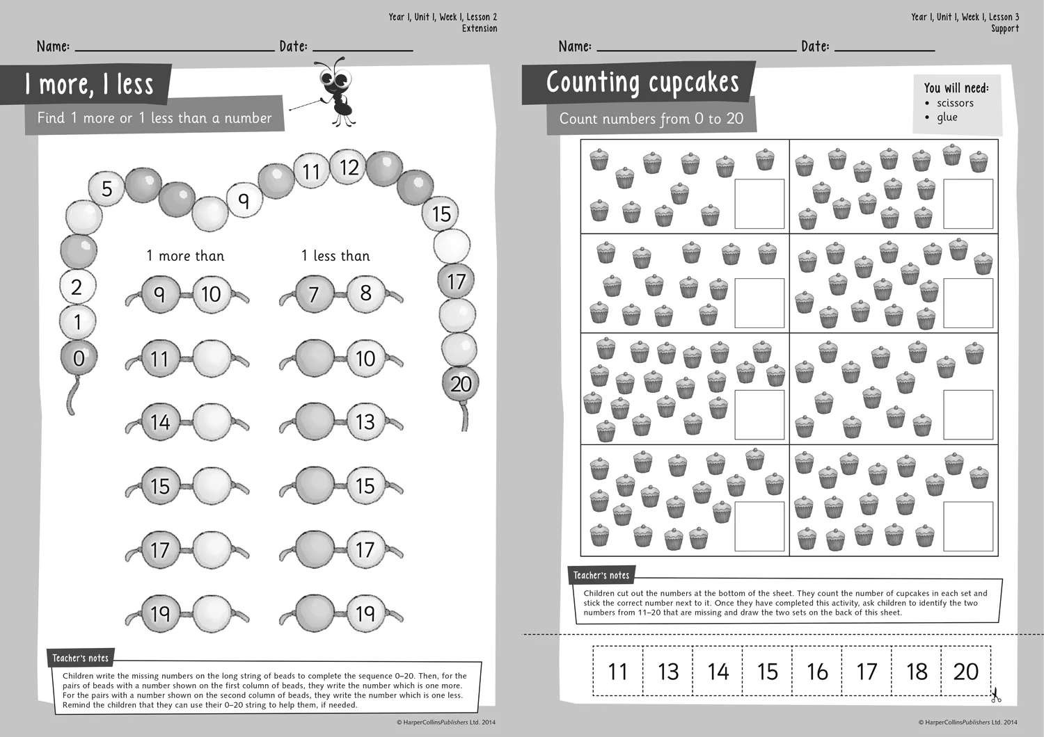 Busy Ant Maths - Progress Guide 1 - Image 2