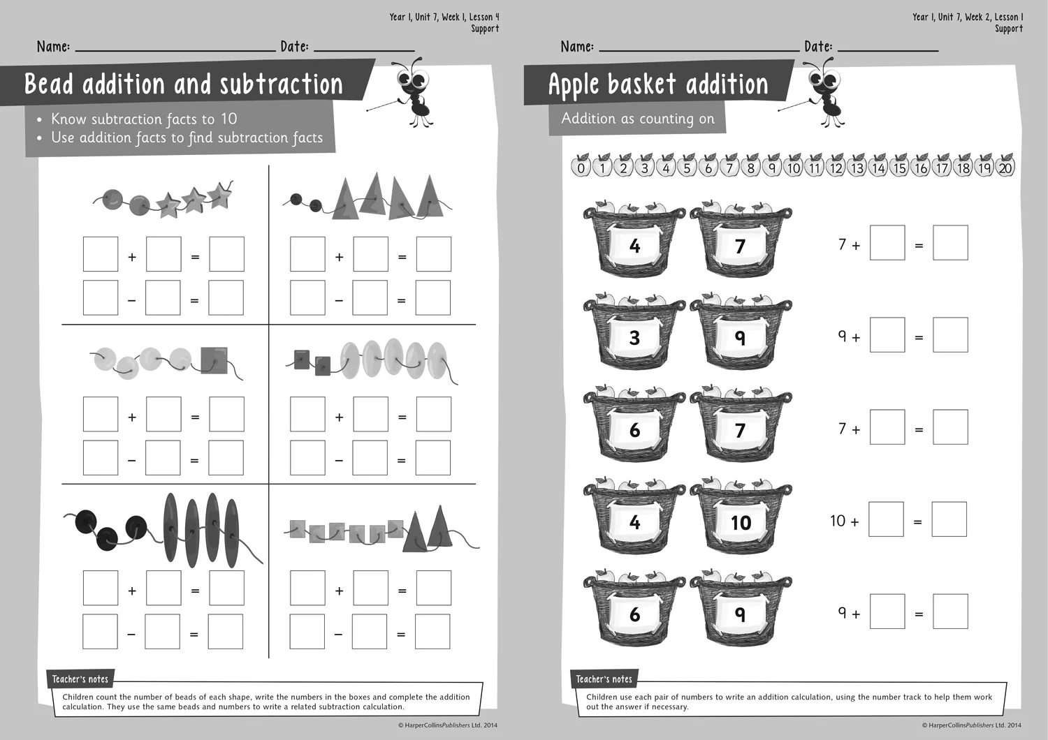 Busy Ant Maths - Progress Guide 1 - Image 3