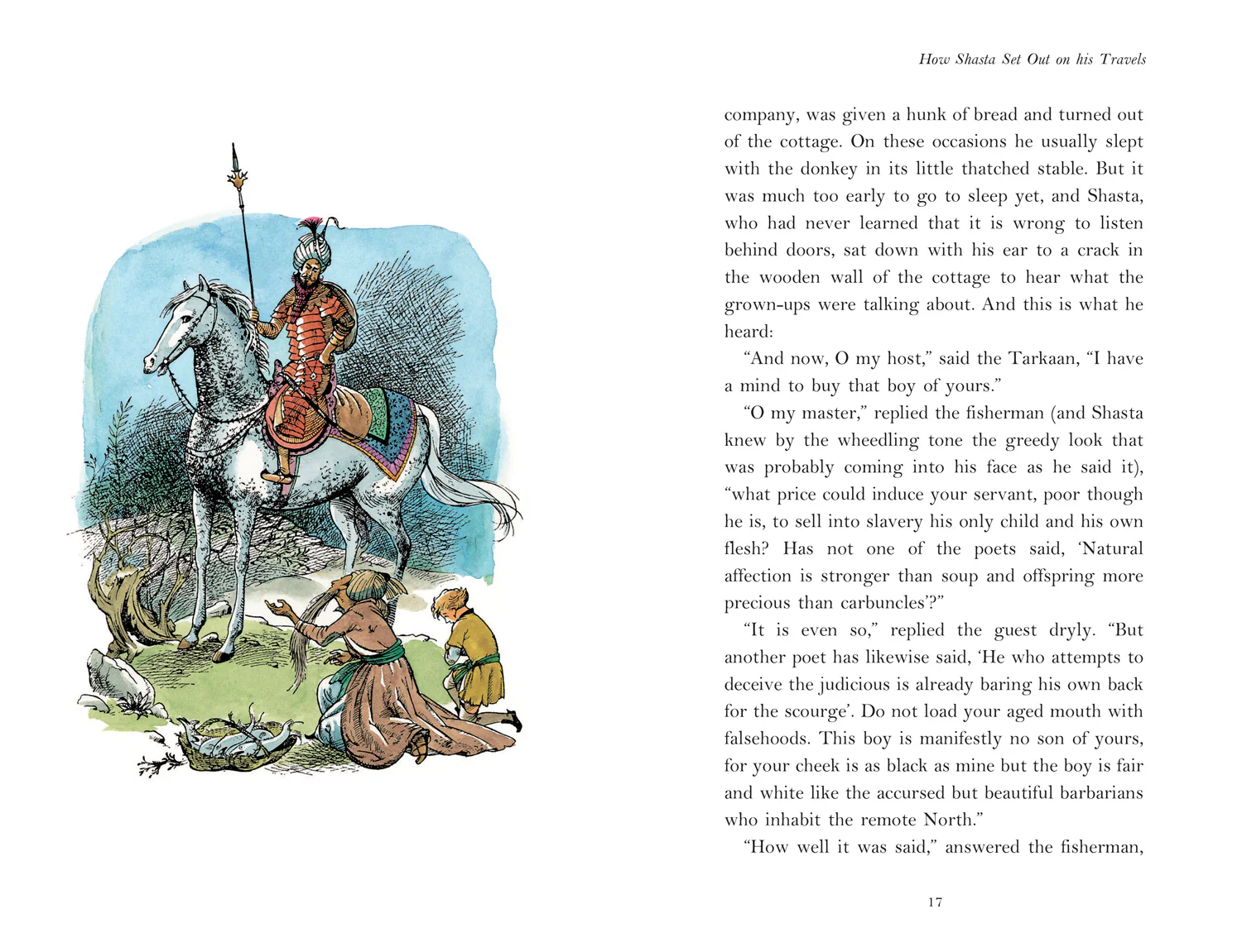 The Illustrated Chronicles of Narnia - The Horse and His Boy (Hardback) - Image 2