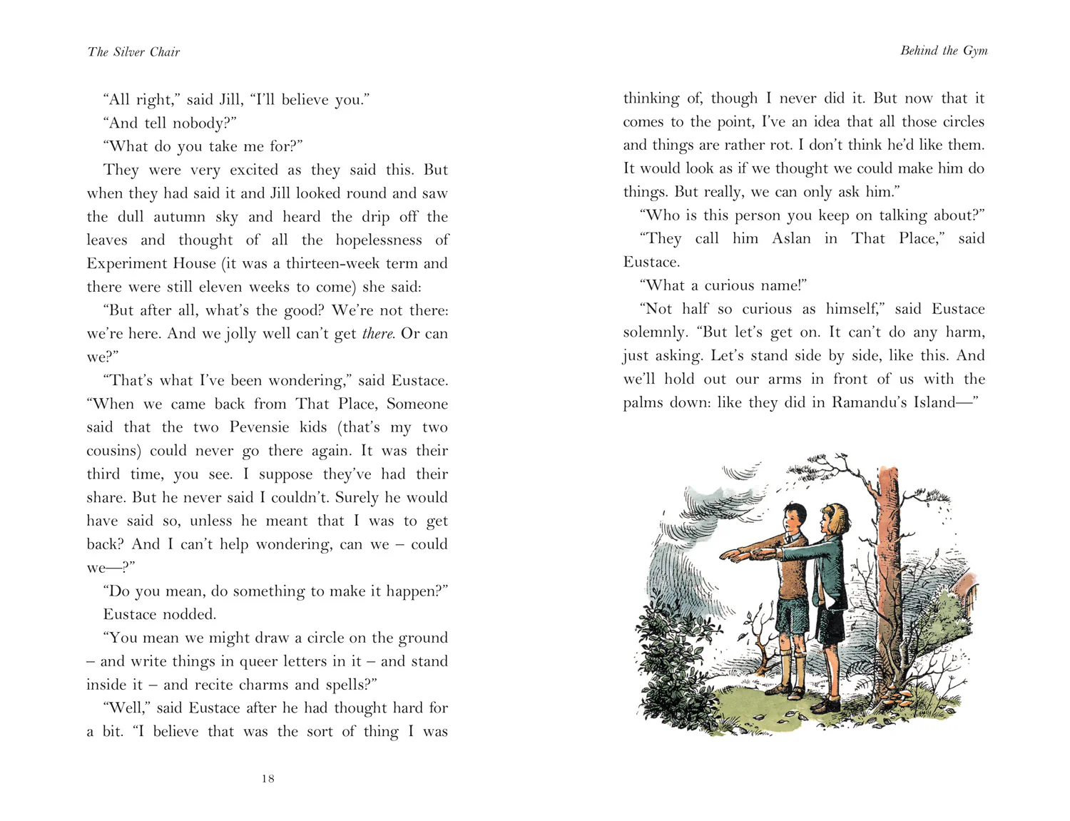 The Illustrated Chronicles of Narnia - The Silver Chair (Hardback) - Image 2