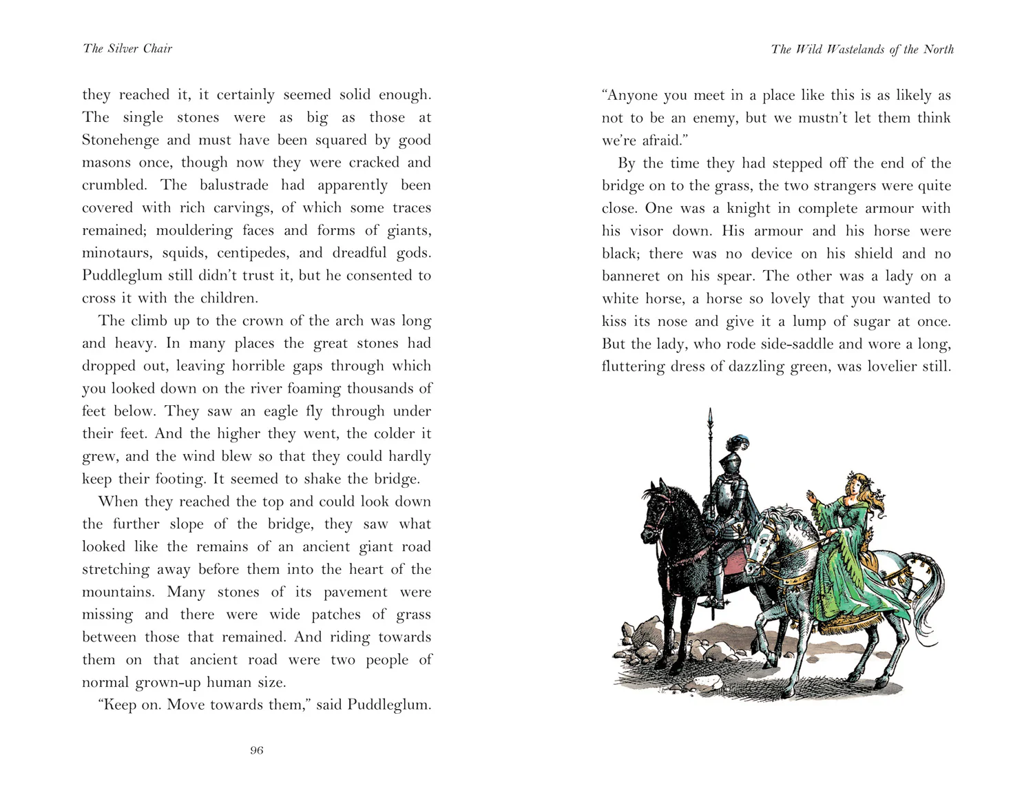 The Illustrated Chronicles of Narnia - The Silver Chair (Hardback) - Image 3