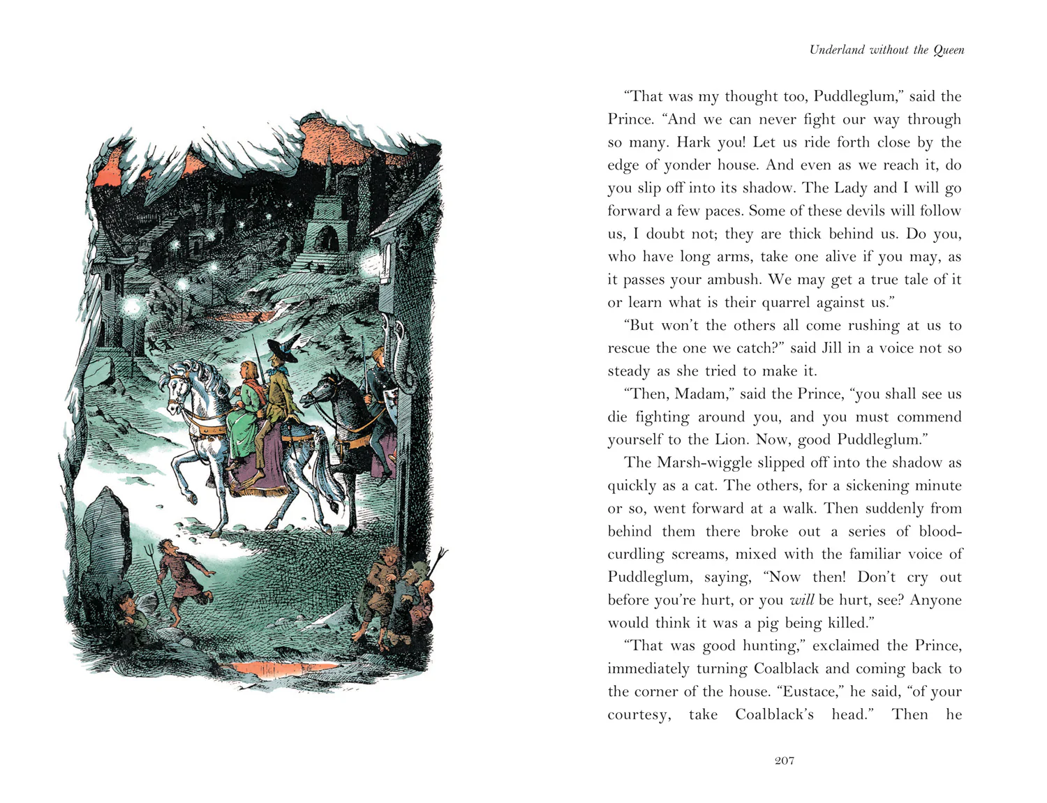 The Illustrated Chronicles of Narnia - The Silver Chair (Hardback) - Image 4