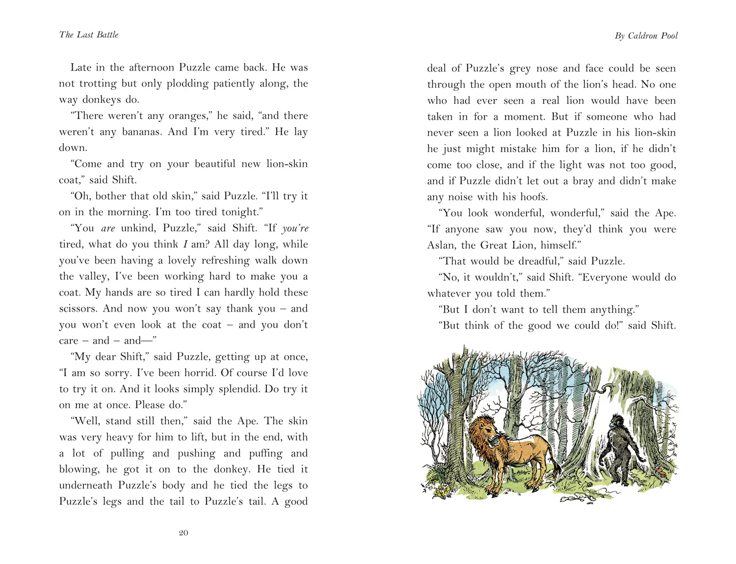The Illustrated Chronicles of Narnia - The Last Battle (Hardback) - Image 2