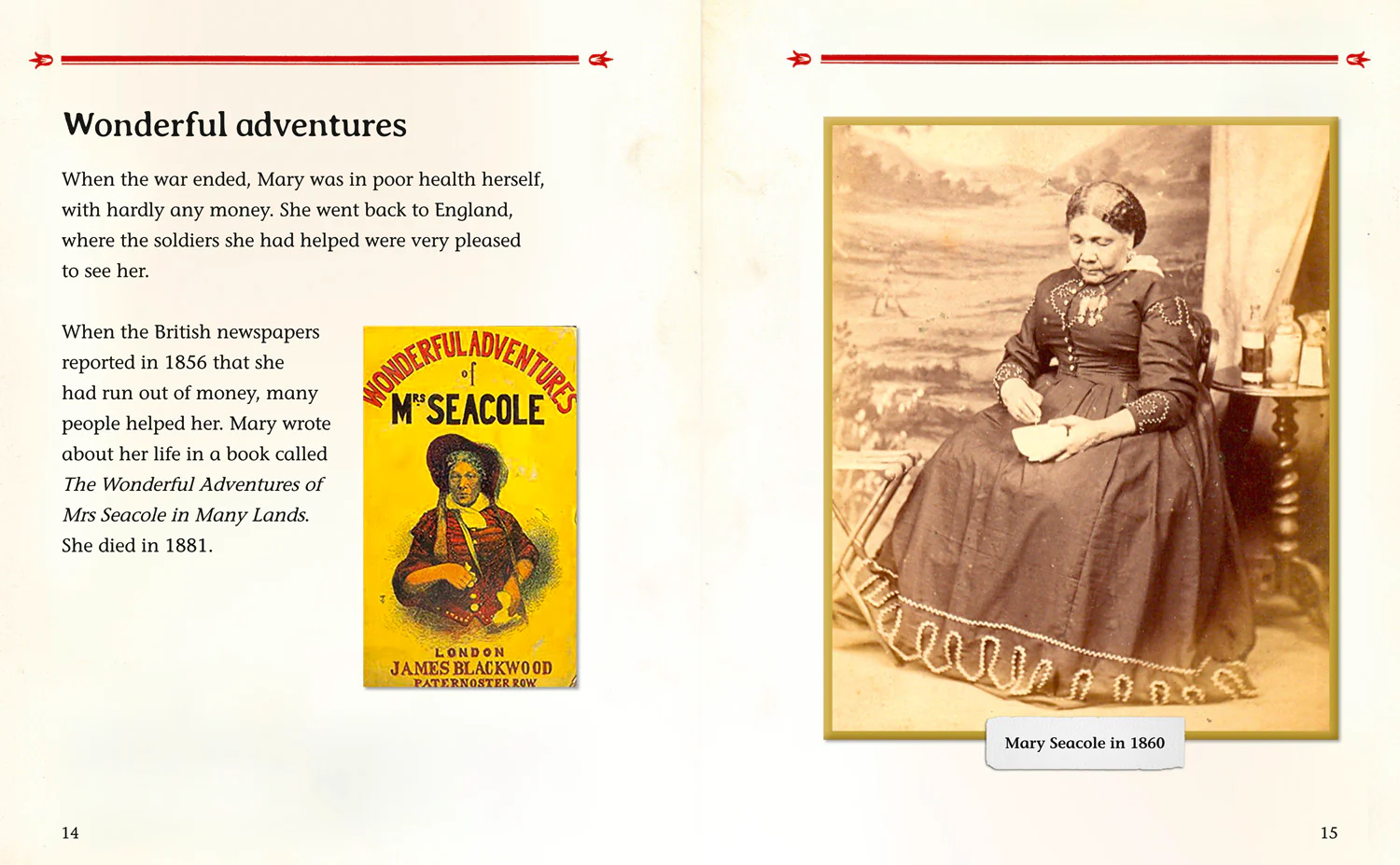Collins Big Cat - Brave Nurses: Mary Seacole and Edith Cavell: Band 10/White - Image 3