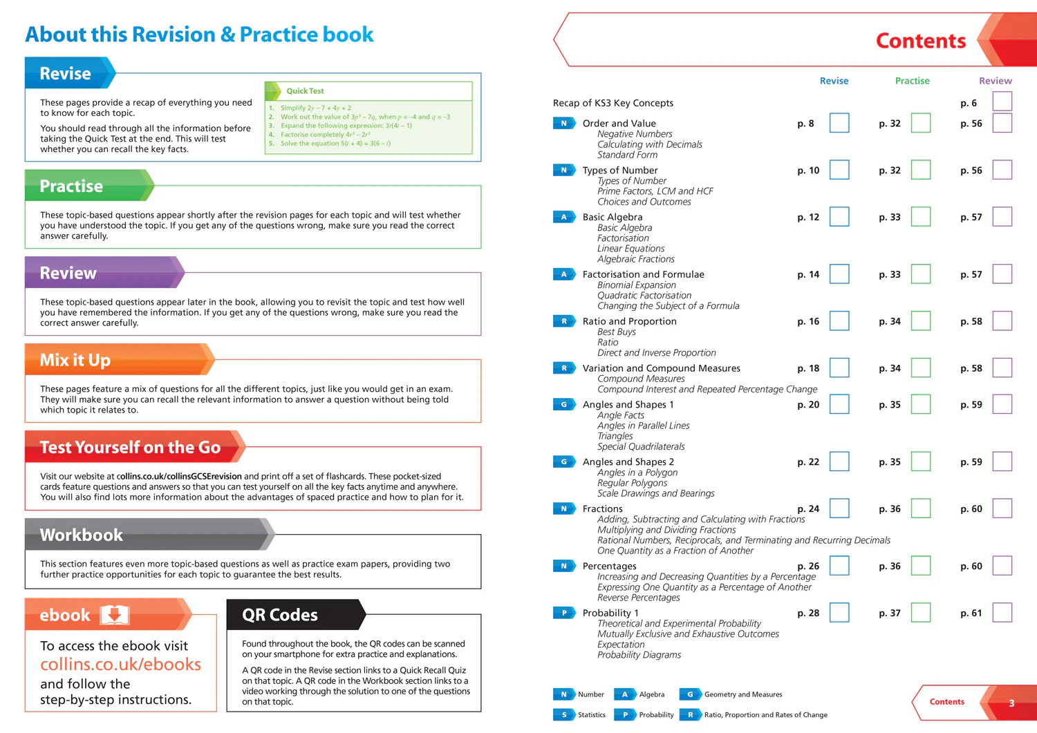 Collins GCSE Grade 9-1 Revision - Edexcel GCSE 9-1 Maths Higher All-in-One Complete Revision and Practice: Ideal for the 2026 and 2027 exams includes online edition, quizzes and video solutions - Image 2