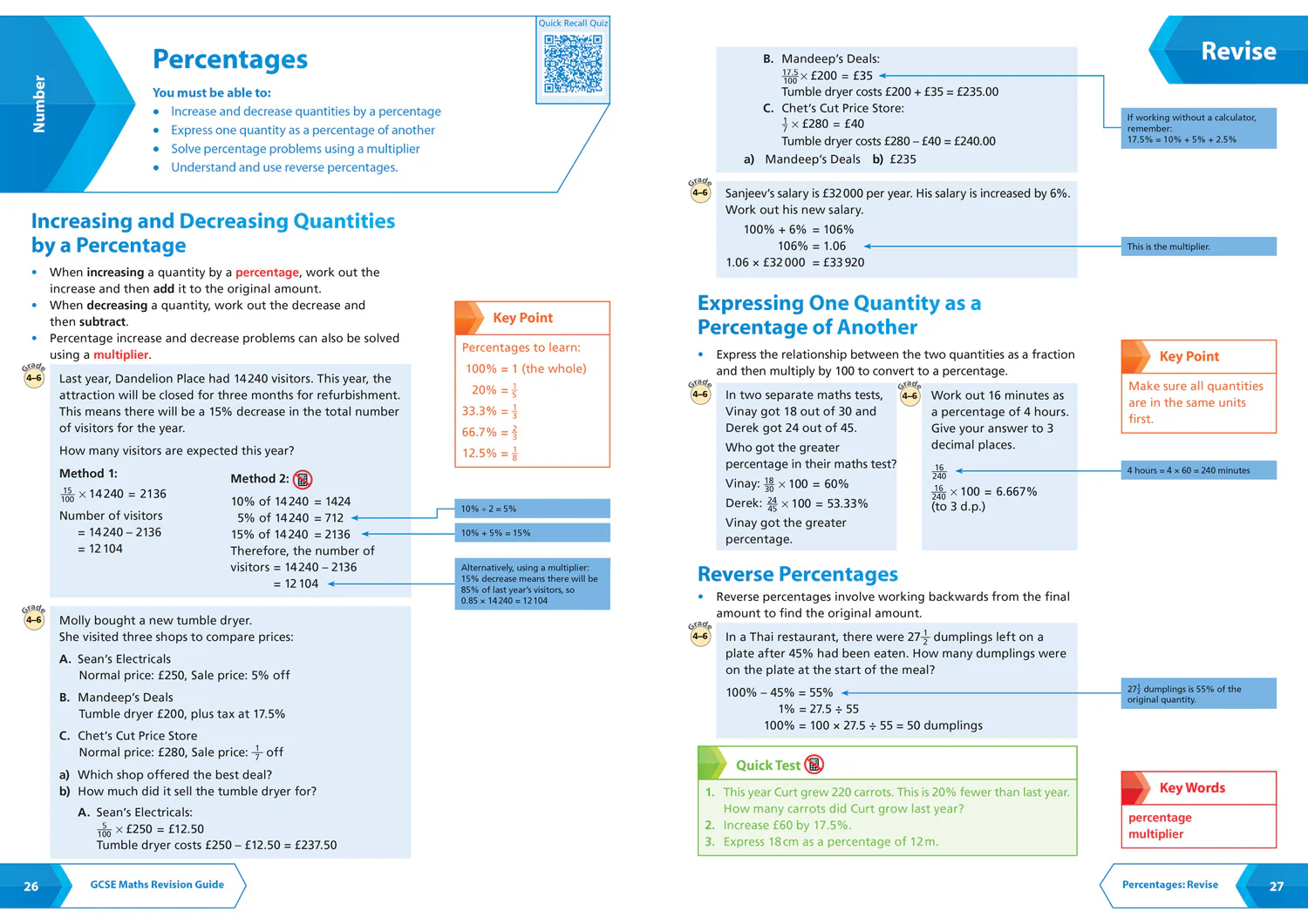 Collins GCSE Grade 9-1 Revision - Edexcel GCSE 9-1 Maths Higher All-in-One Complete Revision and Practice: Ideal for the 2026 and 2027 exams includes online edition, quizzes and video solutions - Image 4
