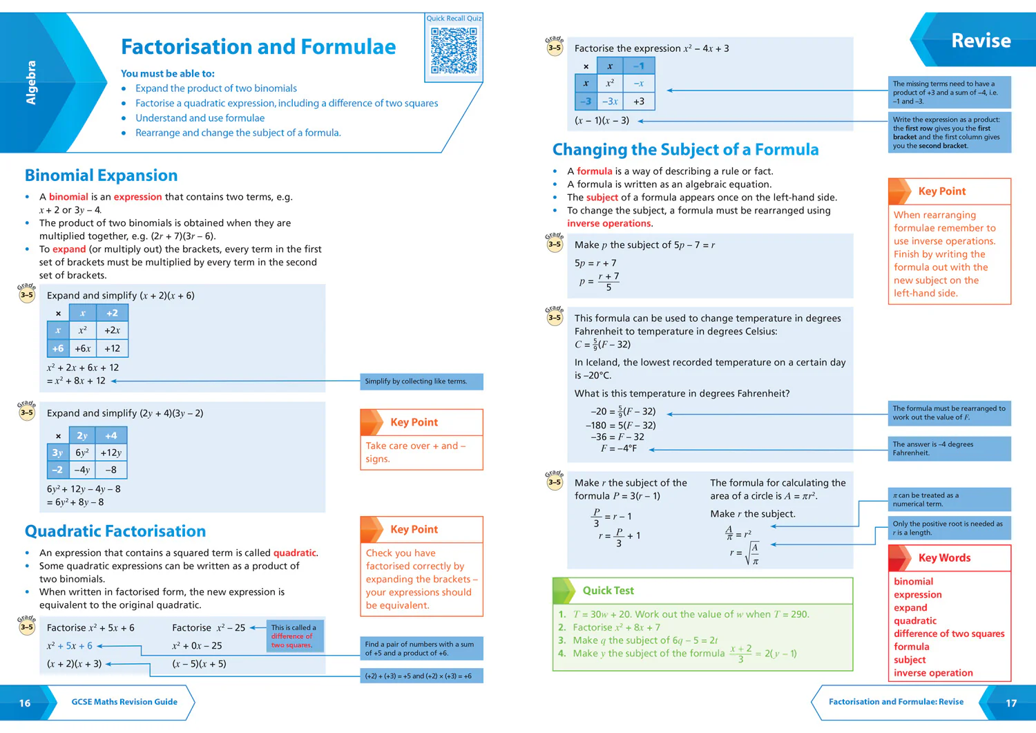 Collins GCSE Grade 9-1 Revision - AQA GCSE 9-1 Maths Foundation All-in-One Complete Revision and Practice: Ideal for the 2026 and 2027 exams includes online edition, quizzes and video solutions - Image 4