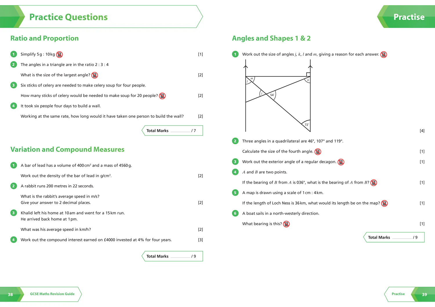 Collins GCSE Grade 9-1 Revision - AQA GCSE 9-1 Maths Foundation All-in-One Complete Revision and Practice: Ideal for the 2026 and 2027 exams includes online edition, quizzes and video solutions - Image 5