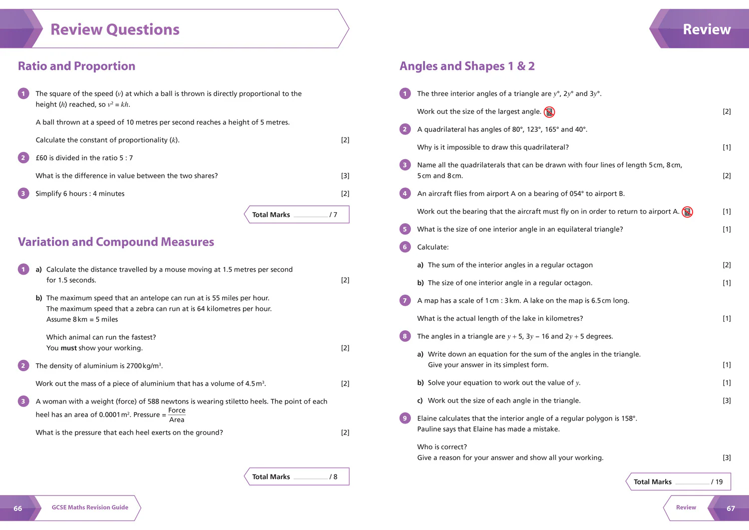 Collins GCSE Grade 9-1 Revision - AQA GCSE 9-1 Maths Foundation All-in-One Complete Revision and Practice: Ideal for the 2026 and 2027 exams includes online edition, quizzes and video solutions - Image 6