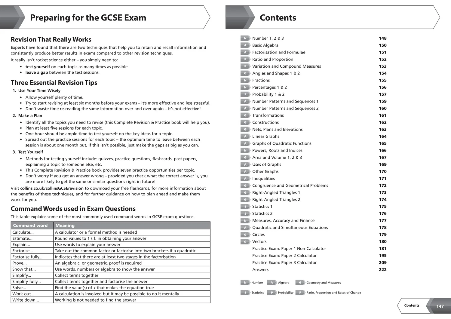 Collins GCSE Grade 9-1 Revision - AQA GCSE 9-1 Maths Foundation All-in-One Complete Revision and Practice: Ideal for the 2026 and 2027 exams includes online edition, quizzes and video solutions - Image 8