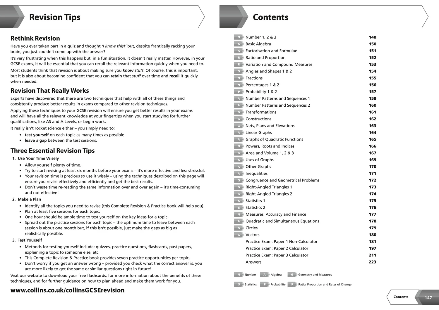 Collins GCSE Grade 9-1 Revision - GCSE 9-1 Maths Foundation All-in-One Complete Revision and Practice: Ideal for the 2026 and 2027 exams - Image 8