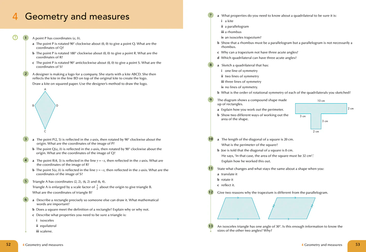 Collins GCSE Maths - GCSE Maths Edexcel Foundation Reasoning and Problem Solving Skills Book - Image 3