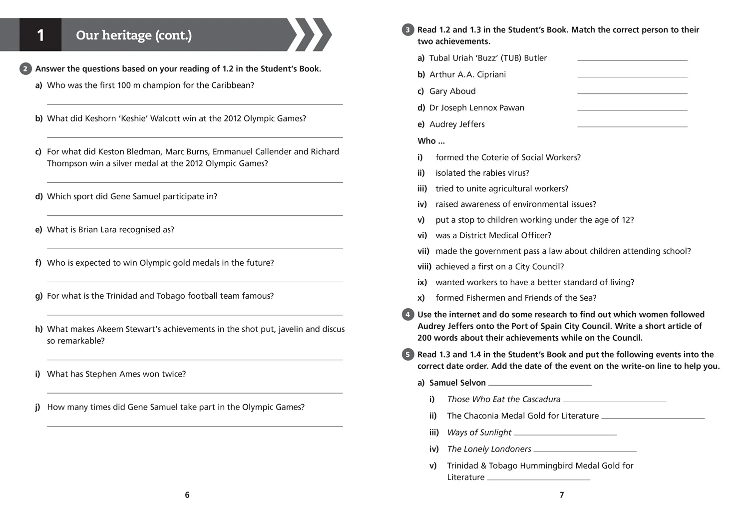 Collins Secondary Social Sciences for Trinidad and Tobago - Workbook 3 - Image 3