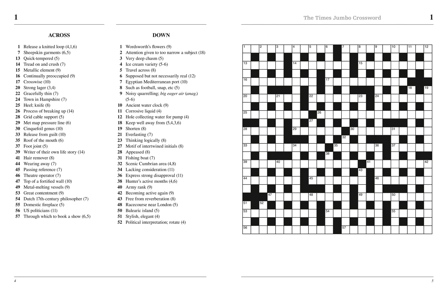The Times Crosswords - The Times 2 Jumbo Crossword Book 10: 60 large general-knowledge crossword puzzles - Image 2