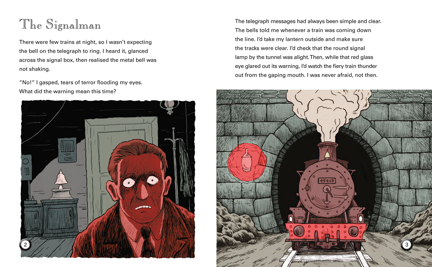 Collins Big Cat - The Signalman: Two Ghost Stories: Band 14/Ruby - Image 2