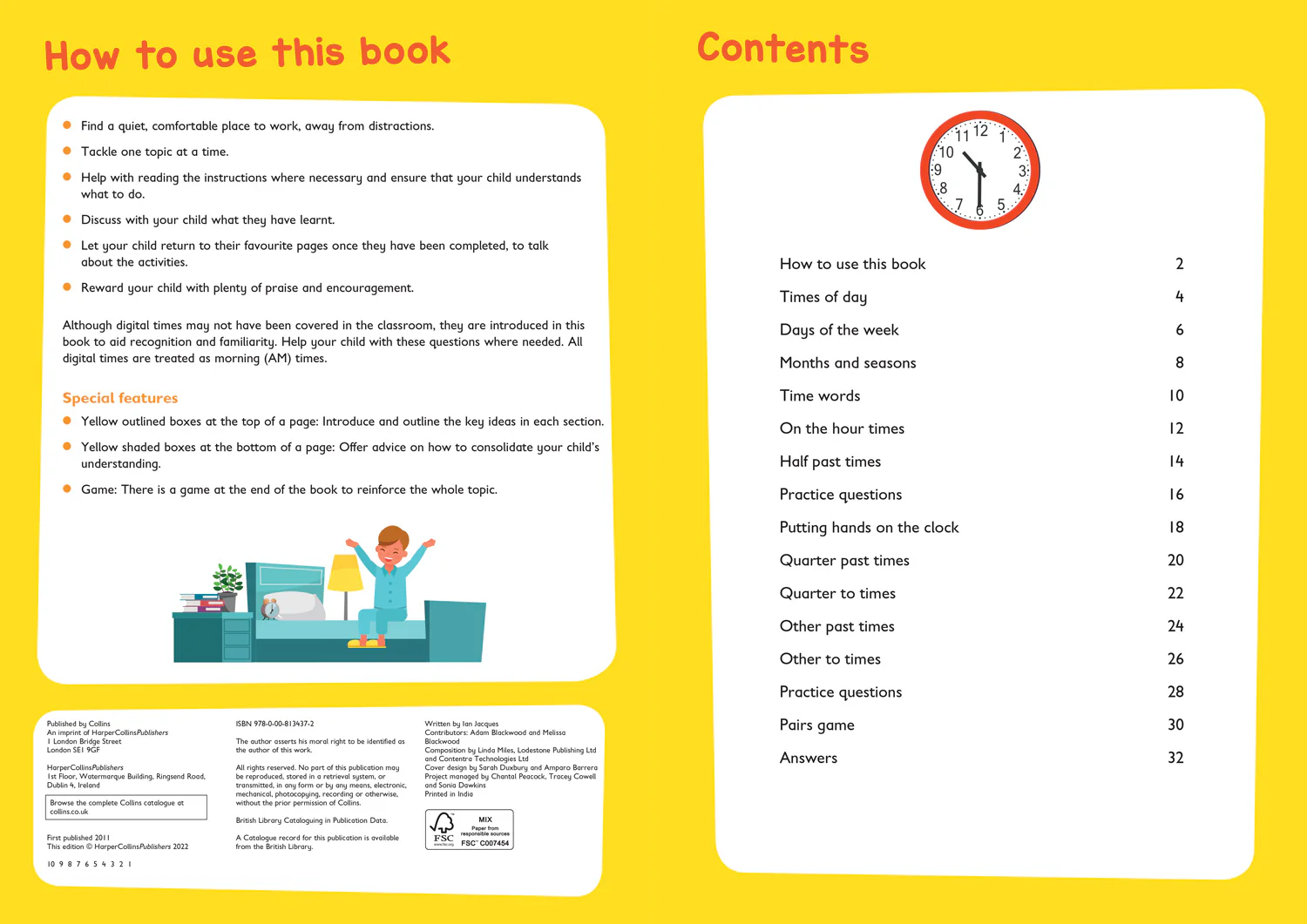 Collins Easy Learning KS1 - Telling the Time Ages 5-7: Ideal for home learning - Image 2