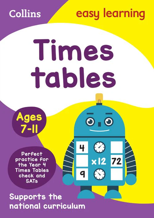 Collins Easy Learning KS2 - Times Tables Ages 7-11: Ideal for home learning
