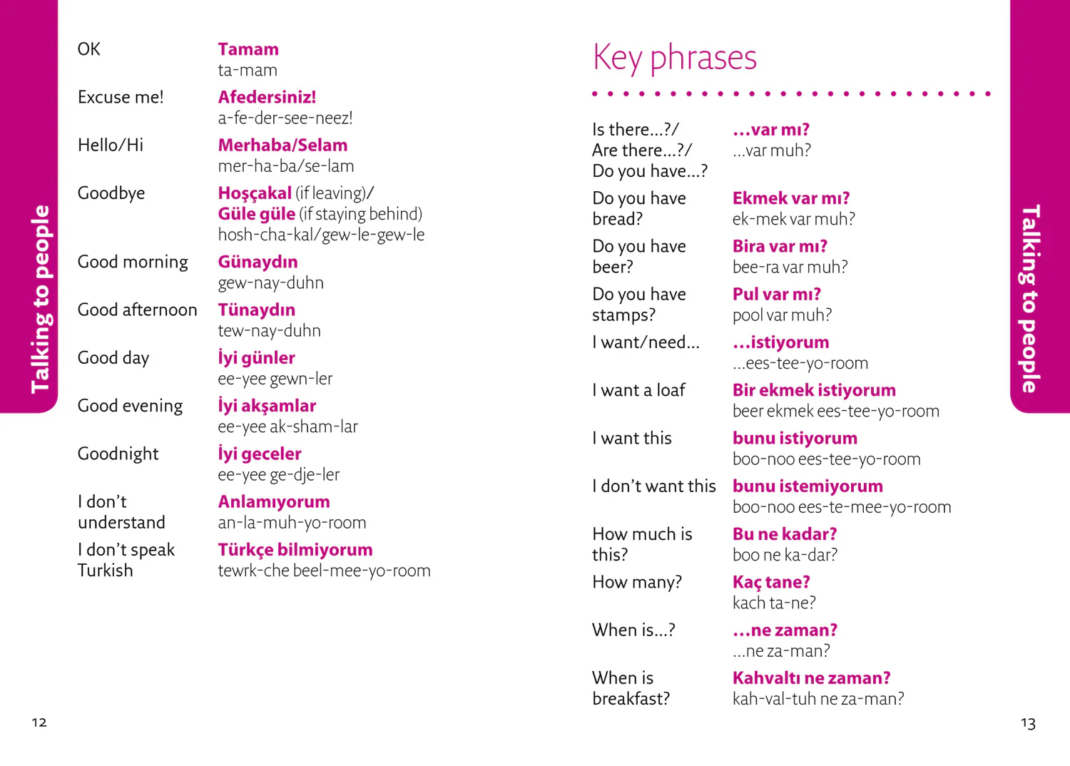 Collins Gem - Collins Turkish Phrasebook and Dictionary Gem Edition: Essential phrases and words in a mini, travel-sized format (Third edition) - Image 2