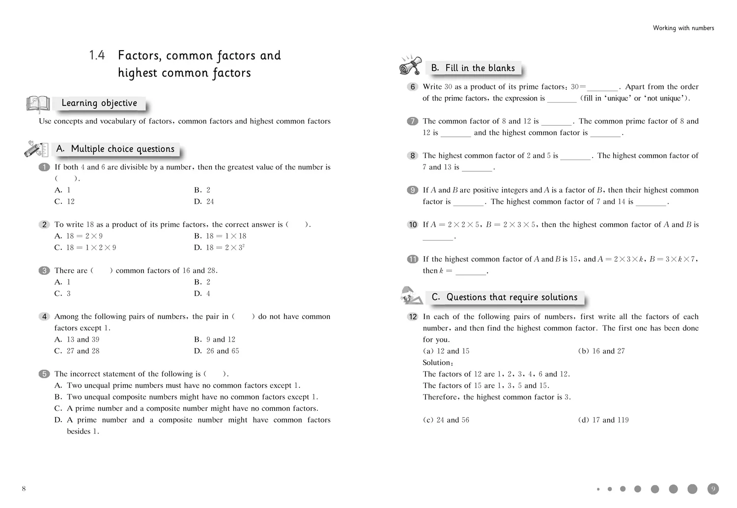 The Shanghai Maths Project - Practice Book Year 7: For the English National Curriculum - Image 2