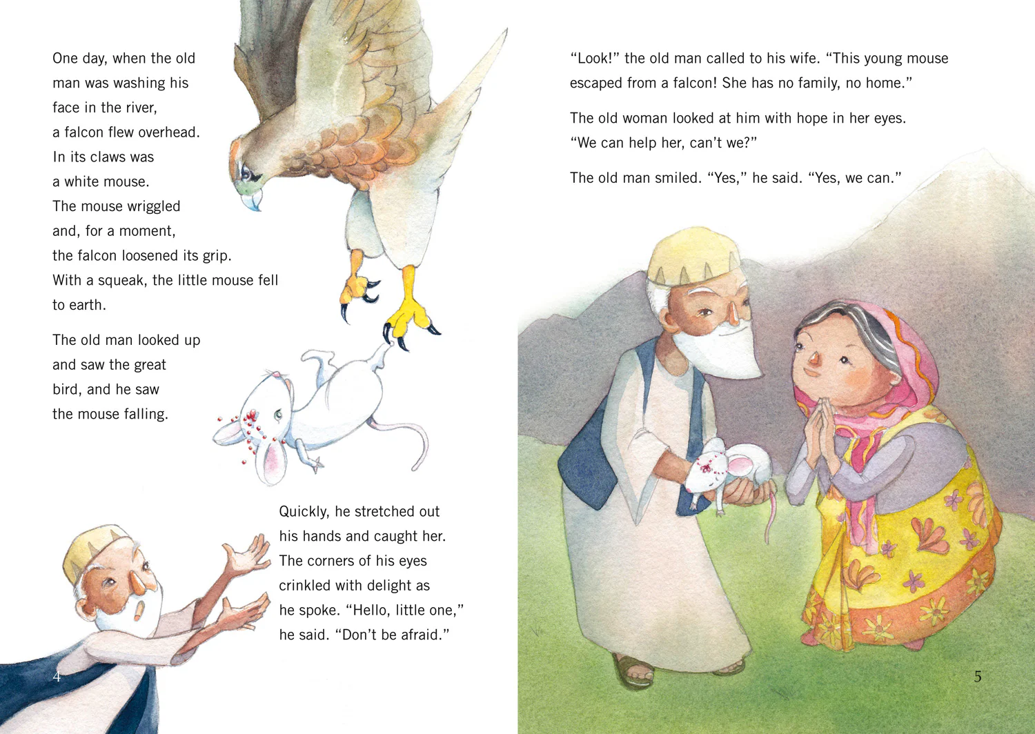 Collins Big Cat - The White Mouse: A Folk Tale from The Panchatantra: Band 13/Topaz - Image 2